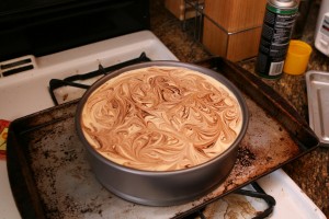 Cheese Cake Cheese cake with chocolate marbling